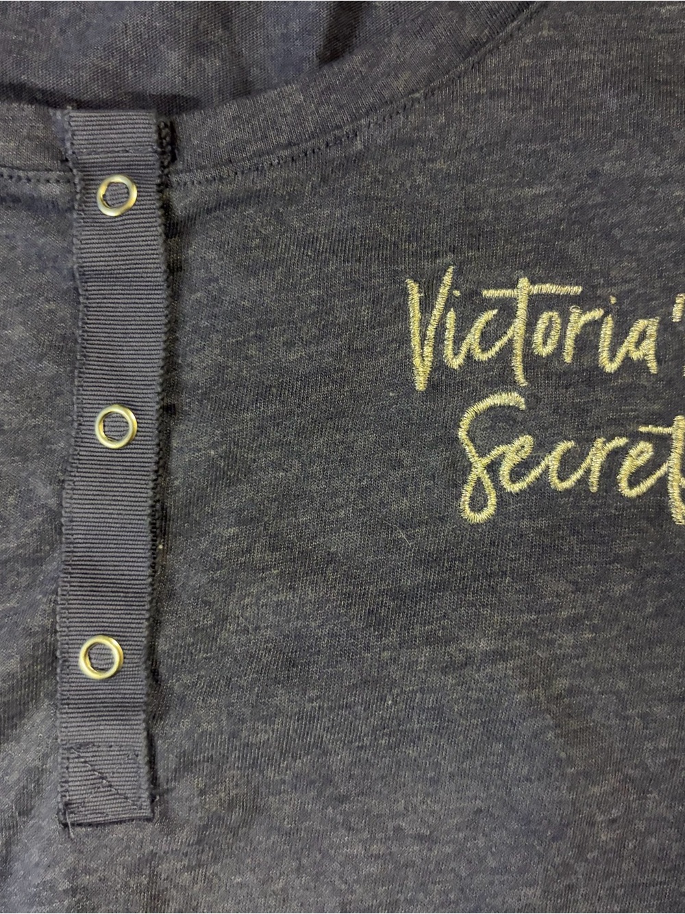 Victoria's Secret Indigo Scoop-Neck Henley Nightshirt - Picture 6 of 10